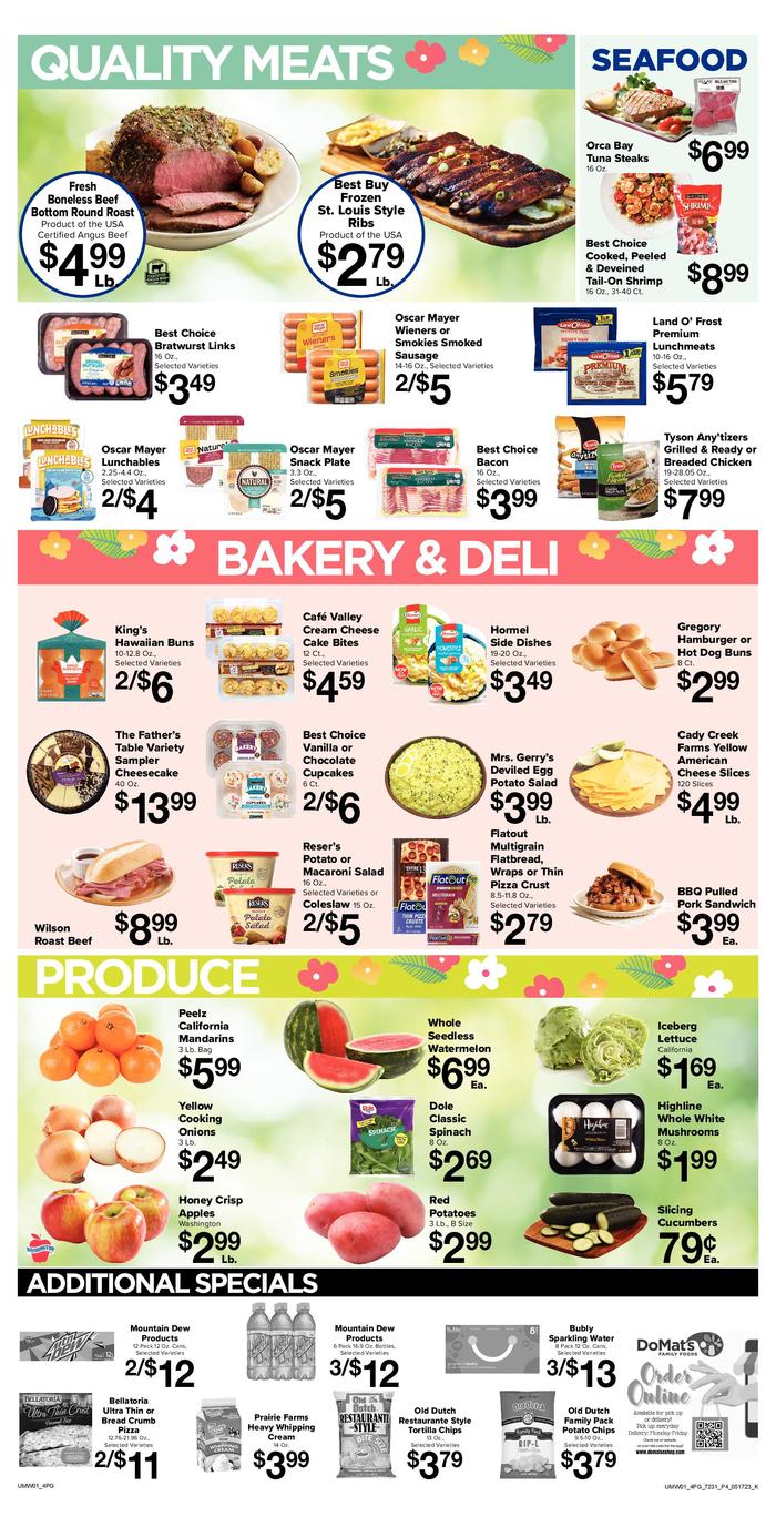 DoMat's Family Foods Ad Specials