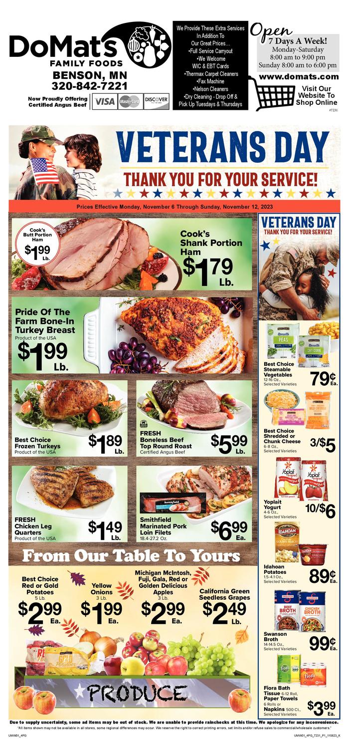 DoMat's Family Foods Ad Specials